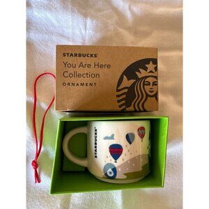 Starbucks You Are Here Collection Turkey Ornament Mug With Box